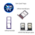 Infinix Hot 60i Hot 60 Pro Hot 60 Pro Plus SIM Card Trays