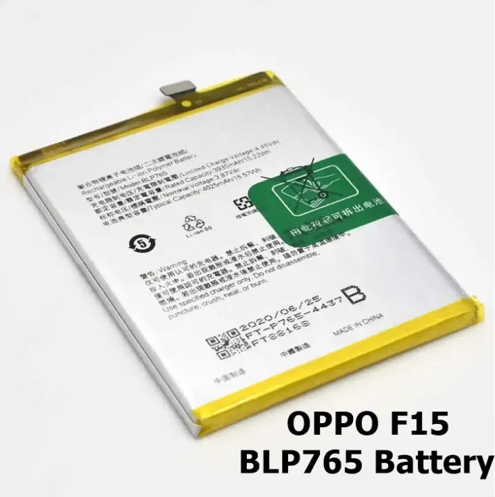 Oppo F15 Original BLP765 Battery